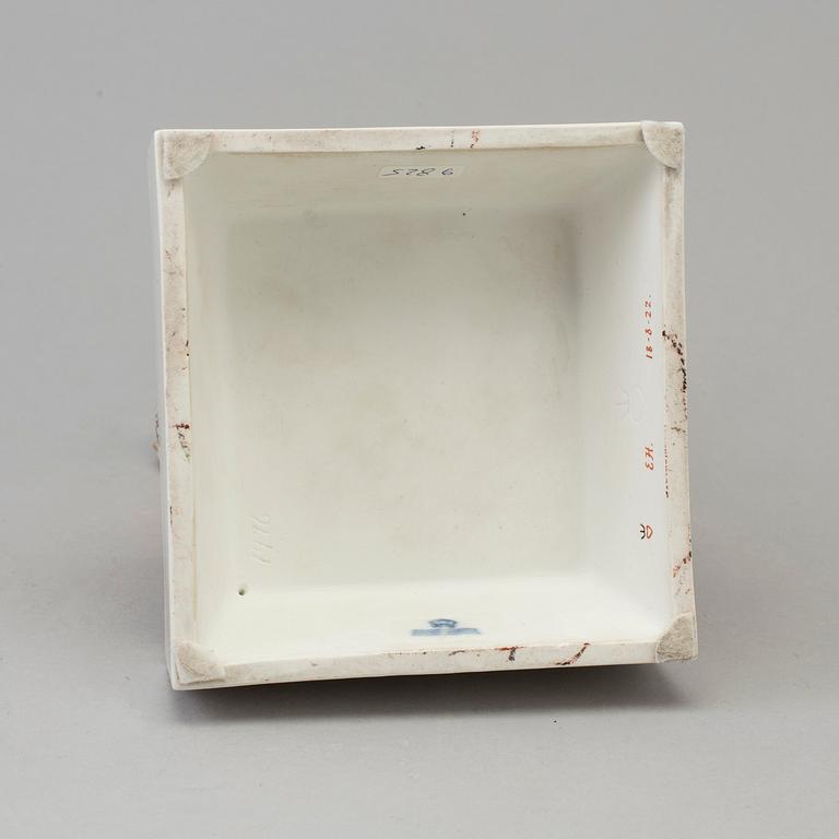 A Gerhard Henning porcelain figure, Royal Copenhagen, Denmark, 1922. Not first quality.