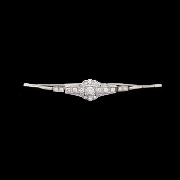 244. BRACELET, brilliant cut diamonds, tot. app. 0.50 cts. Malmö. 1936.