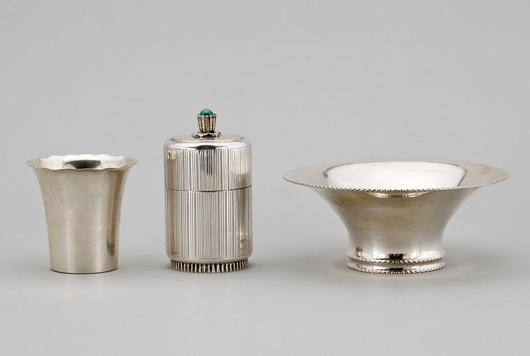 PARTI SILVER, 3 delar. 1900-tal.
