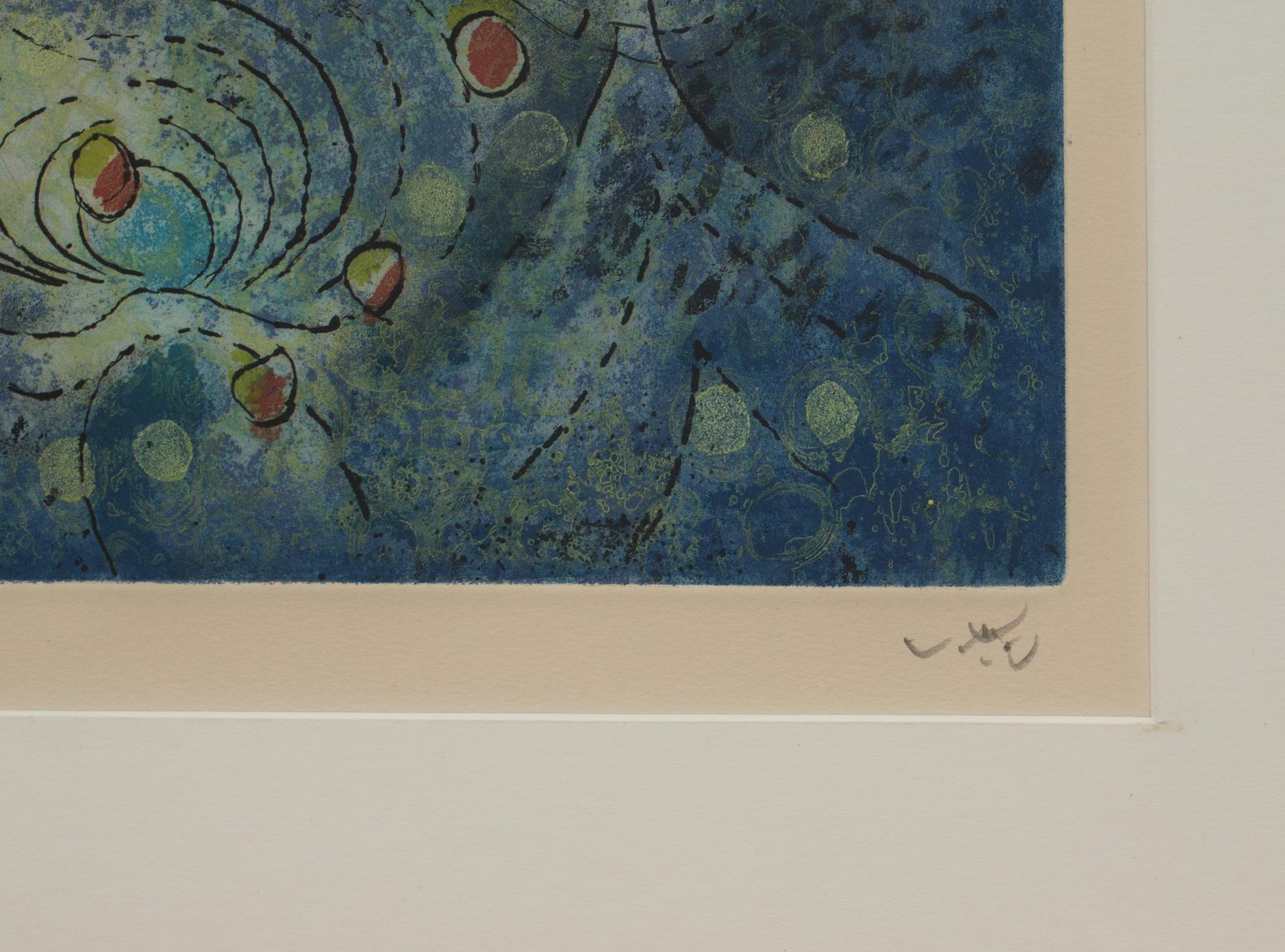 ROBERTO MATTA, färgetsning, signerad och numrerad 41/100.
