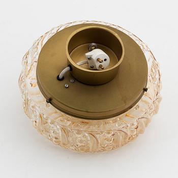 Taklampa, Glashütte Limburg, Tyskland, 1900-talets andra hälft.