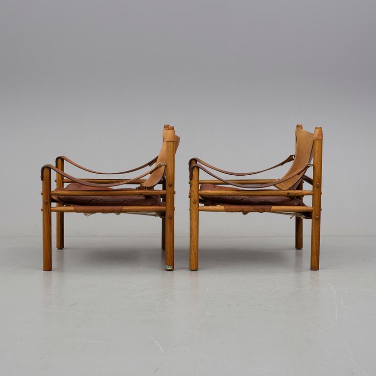 FÅTÖLJER, ett par. "Sirocco", Arne Norell, modellen formgiven 1964.