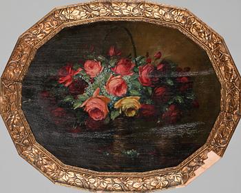 OKÄND KONSTNÄR, olja på duk, signerad A . Worner ?, omkring 1900.