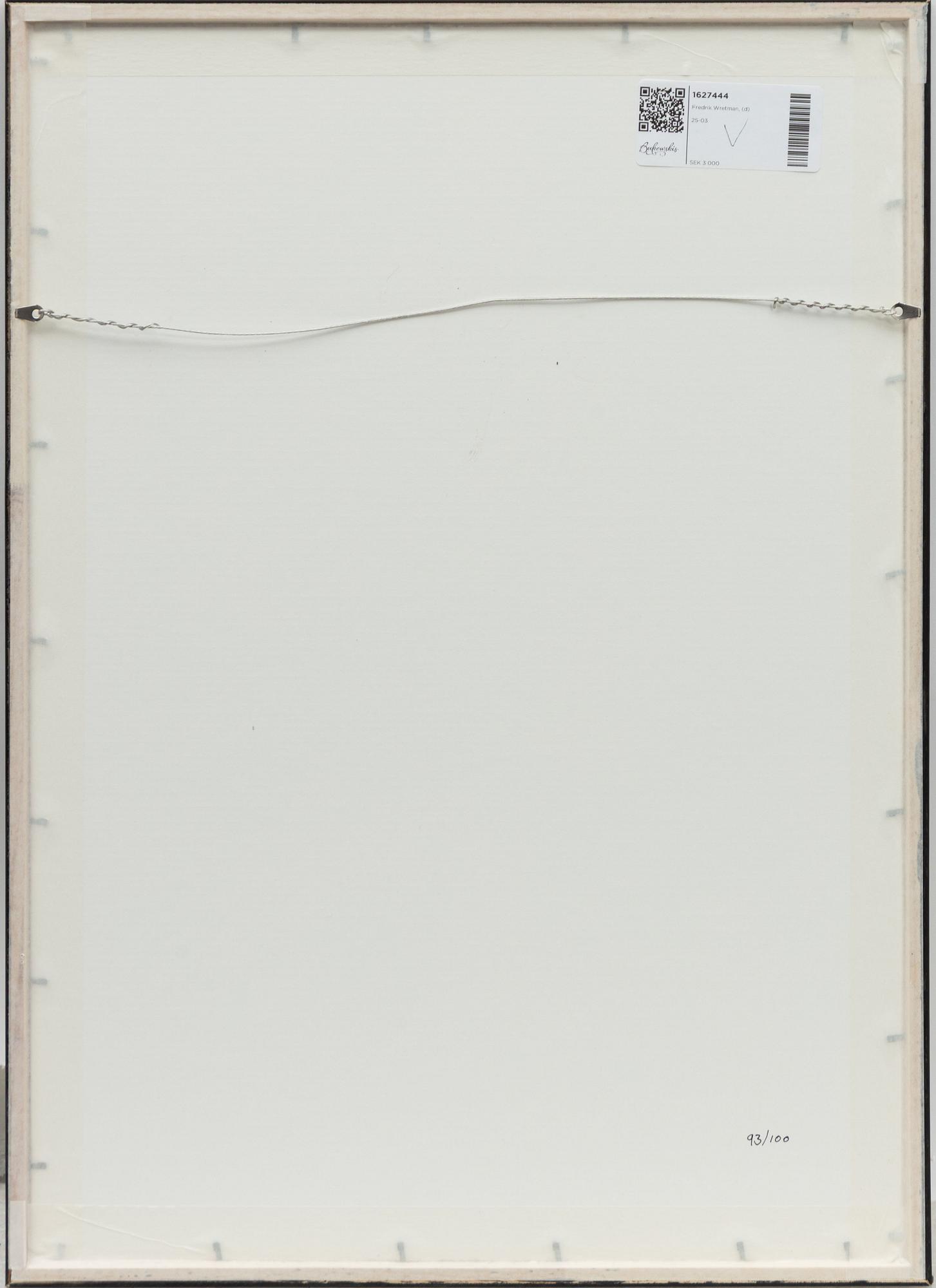 Fredrik Wretman, Utan titel.