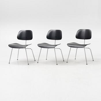 Charles & Ray Eames, three DCM chairs from Vitra.