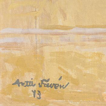 ANTTI FAVÉN, olja på pannå, signerad och daterad -43.