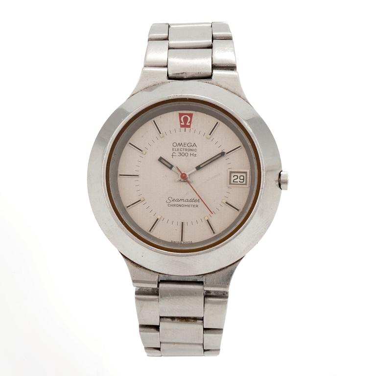 OMEGA, Seamaster, Electronic (f 300 HZ), Chronometer, wristwatch, 41,5 mm,