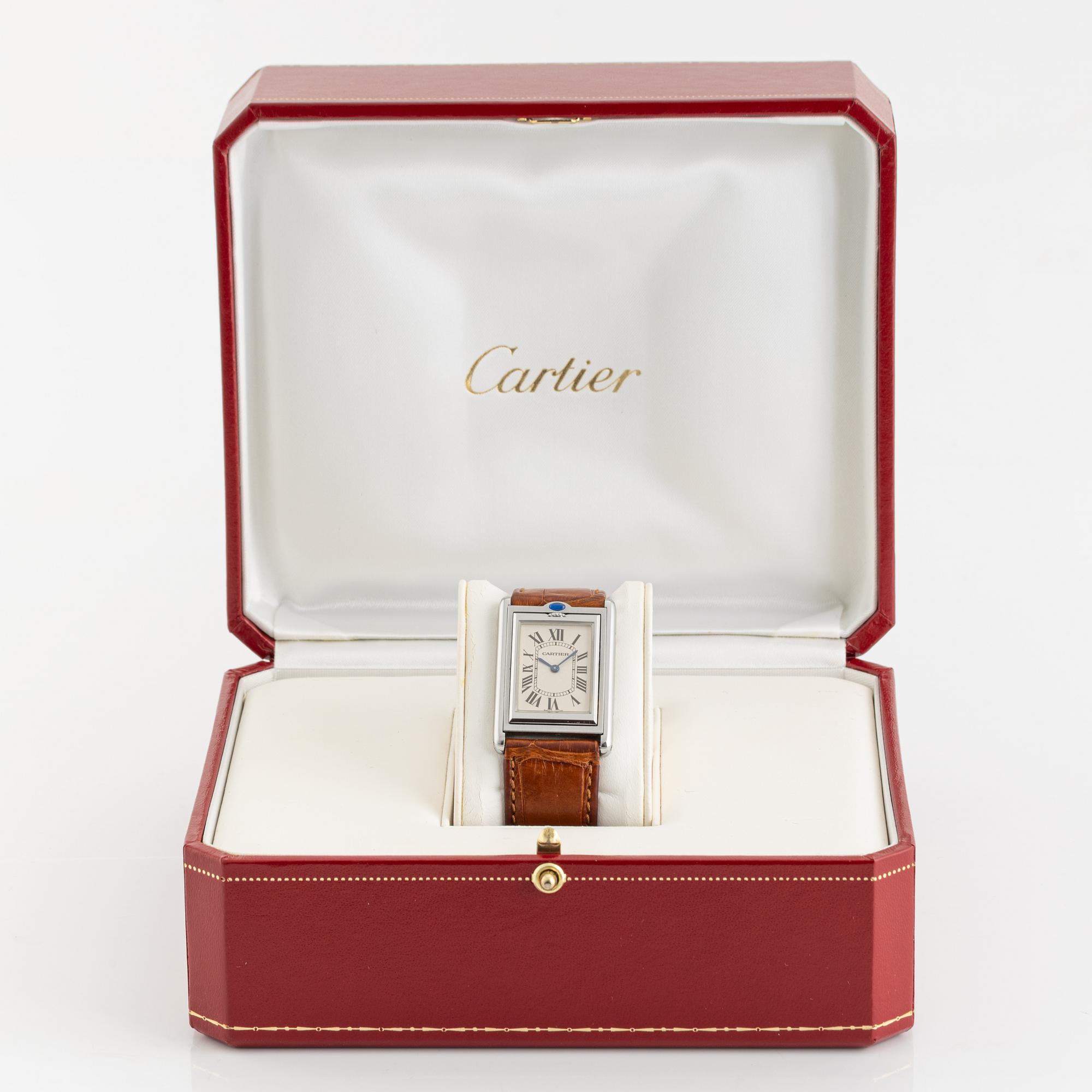 Cartier, Tank Basculante, "Mécanique", ca 2005.