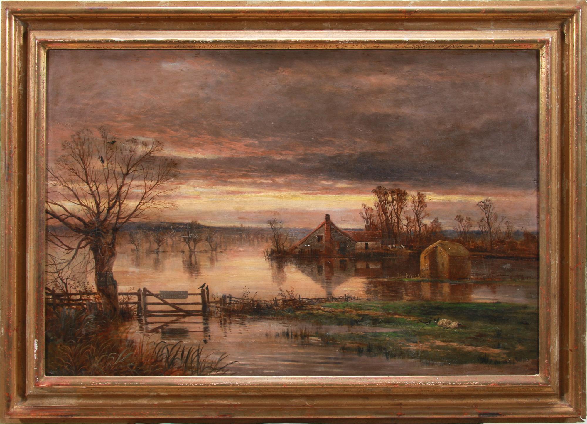 ARTHUR BEVAN COLLIER, olja på duk, sign o dat 1888 á tergo.