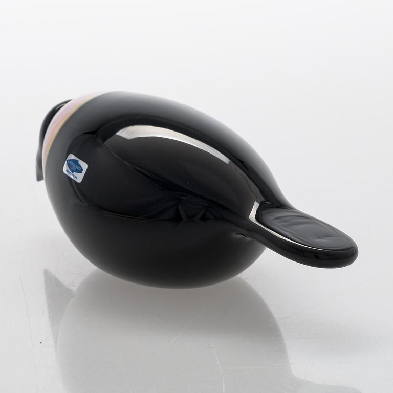 Oiva Toikka, a glass bird, signed Oiva Toikka Nuutajärvi Notsjö.