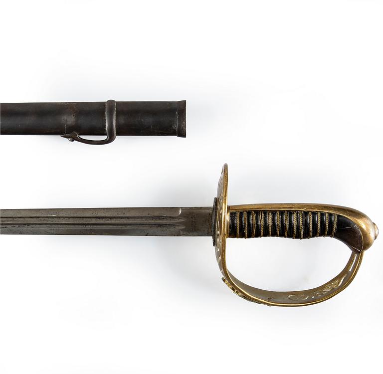 SABEL, m/1893 officer vid kavalleriet.