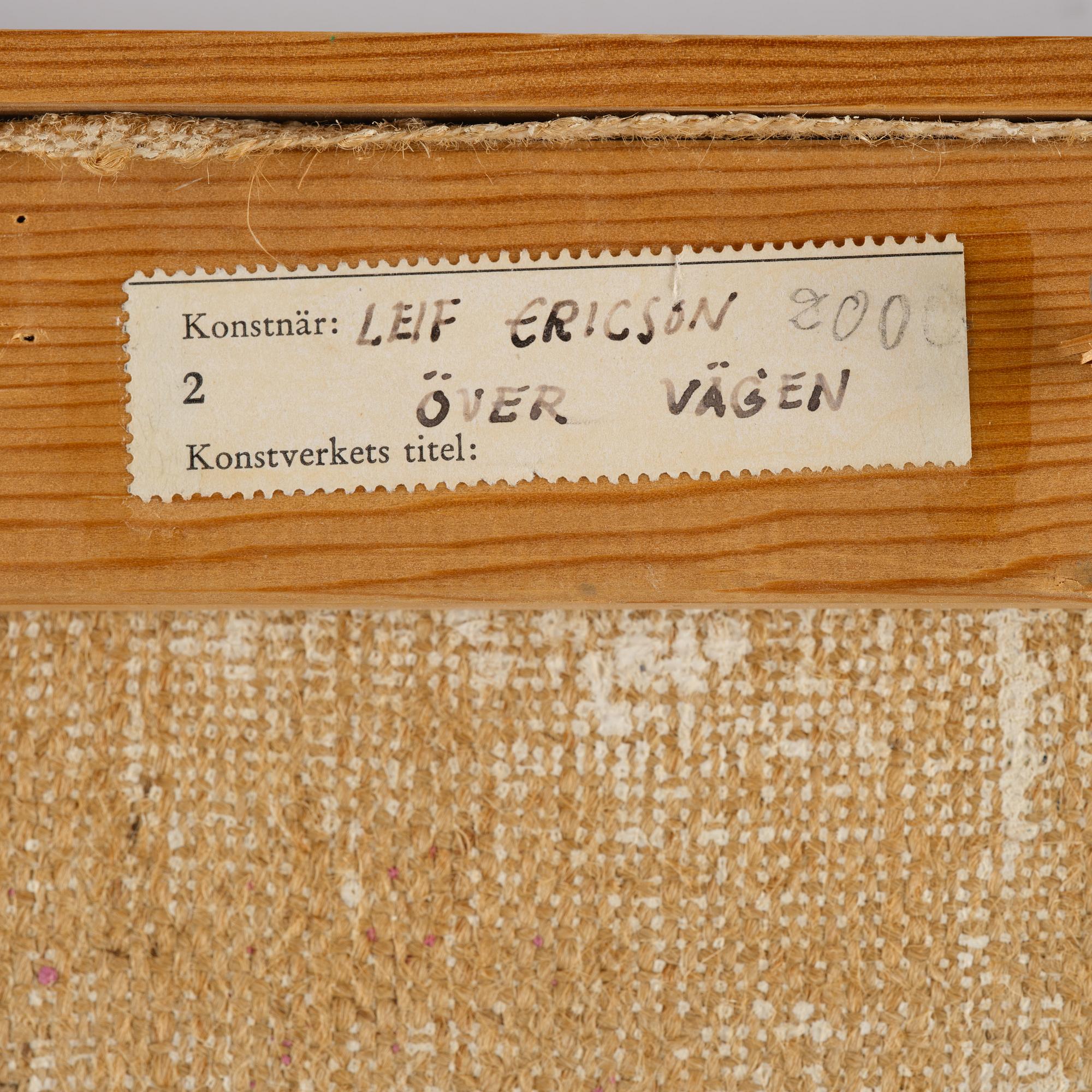 Leif Ericson, "Över vägen".