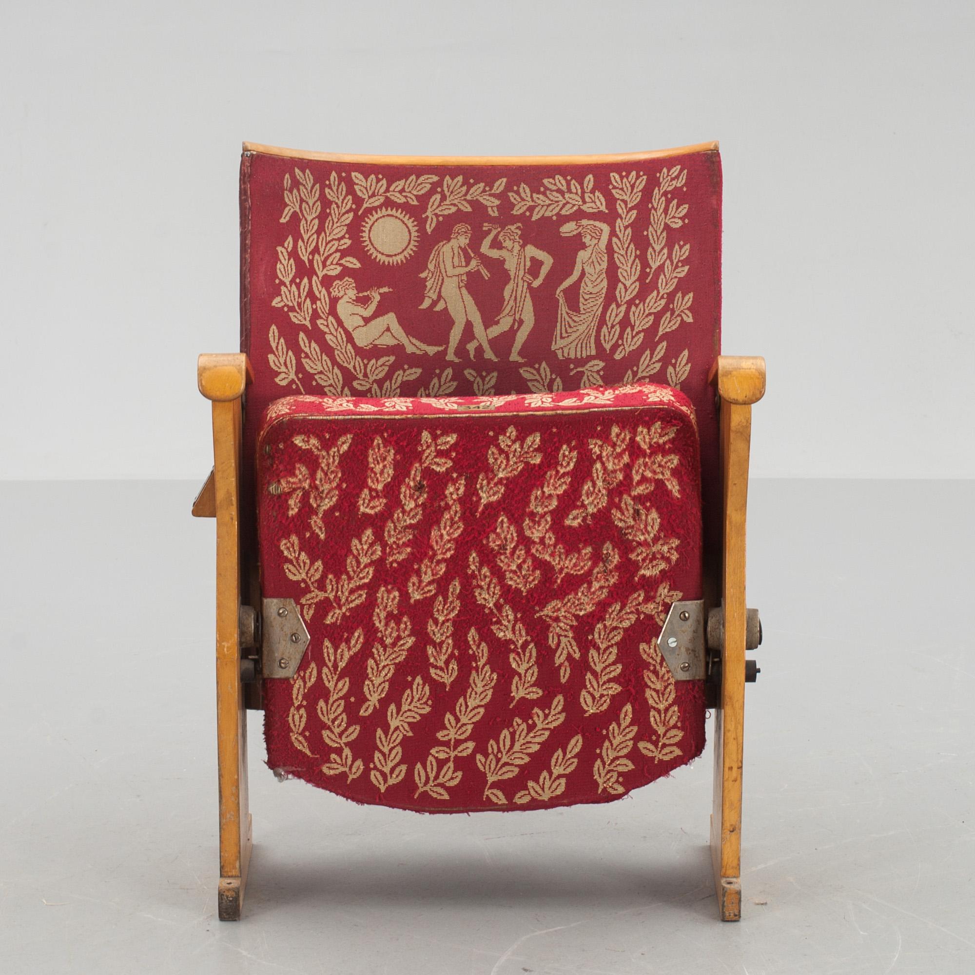 TEATERSTOL, Malmö Opera (tidigare Malmö Stadsteater), 1940-tal.