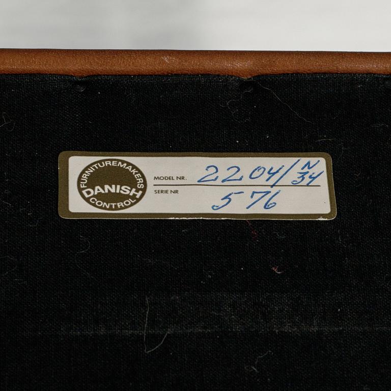 Børge Mogensen,fåtölj modell 2204, Frederica Stolefabrik, Danmark, 1900-talets andra hälft.