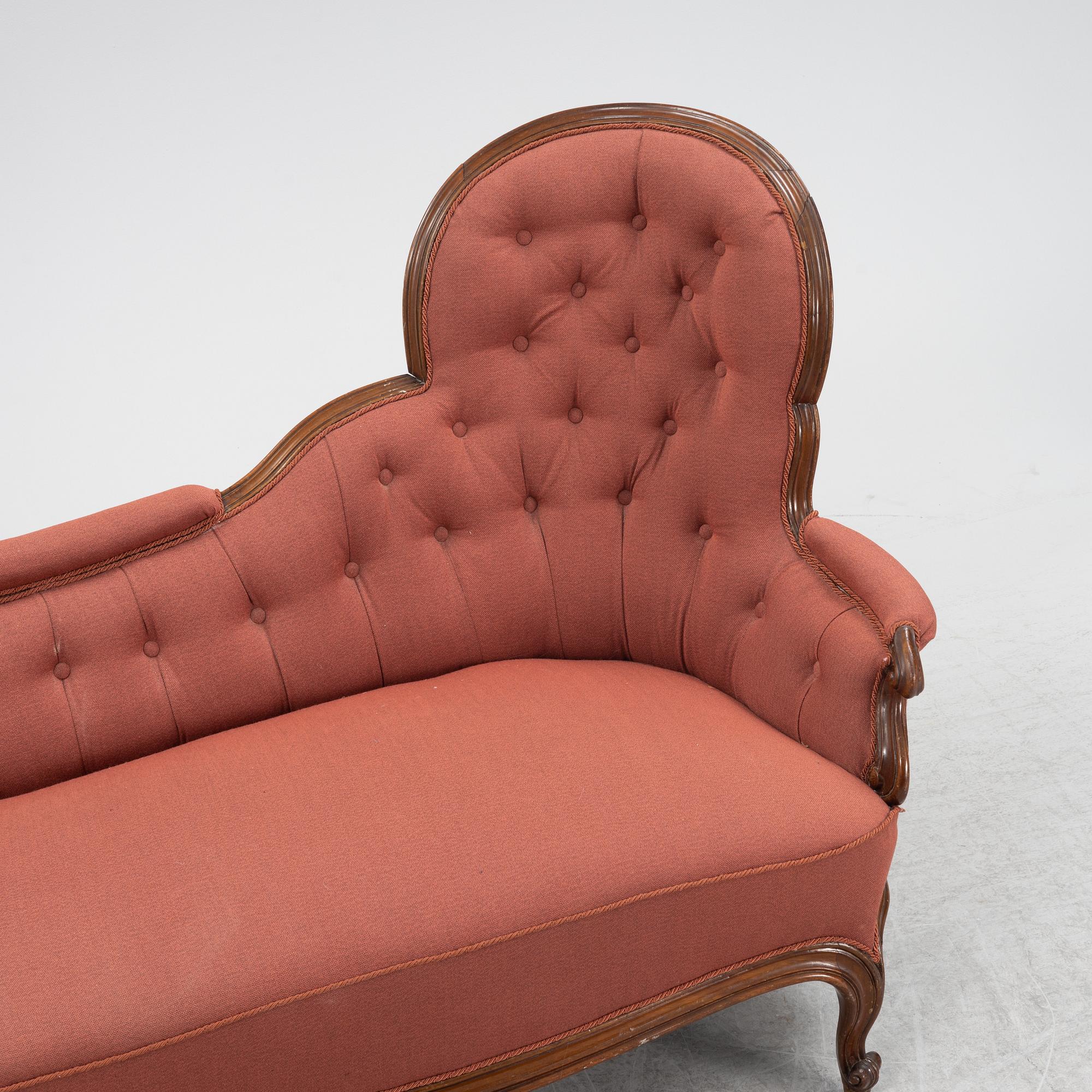 Canapé, 1800-talets slut.