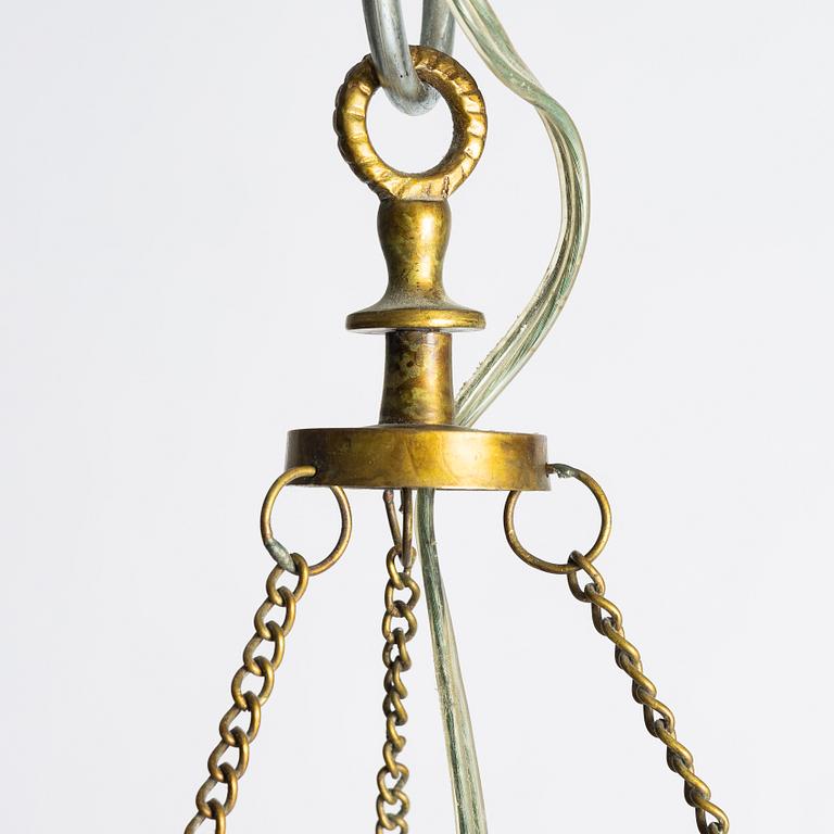 A pair of ceiling lanterns, early 20th century.