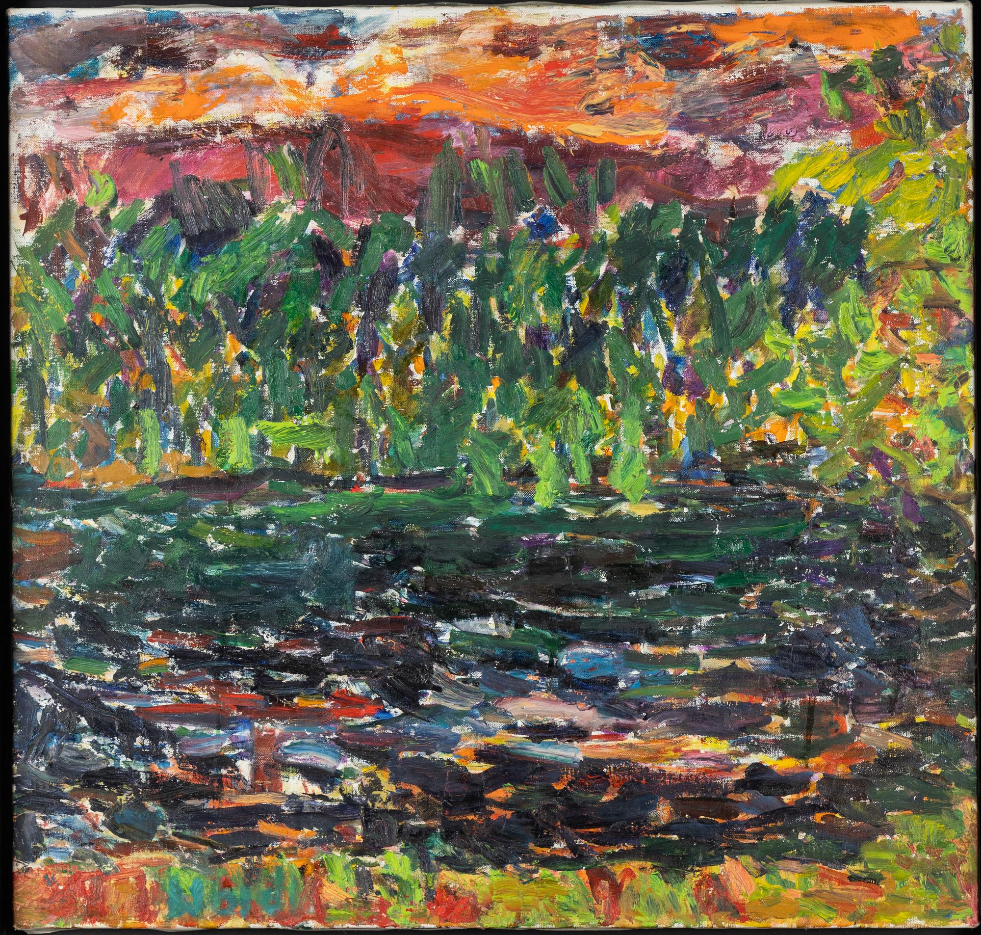 Rafael Wardi, oil on canvas, signed and dated 1976 verso.