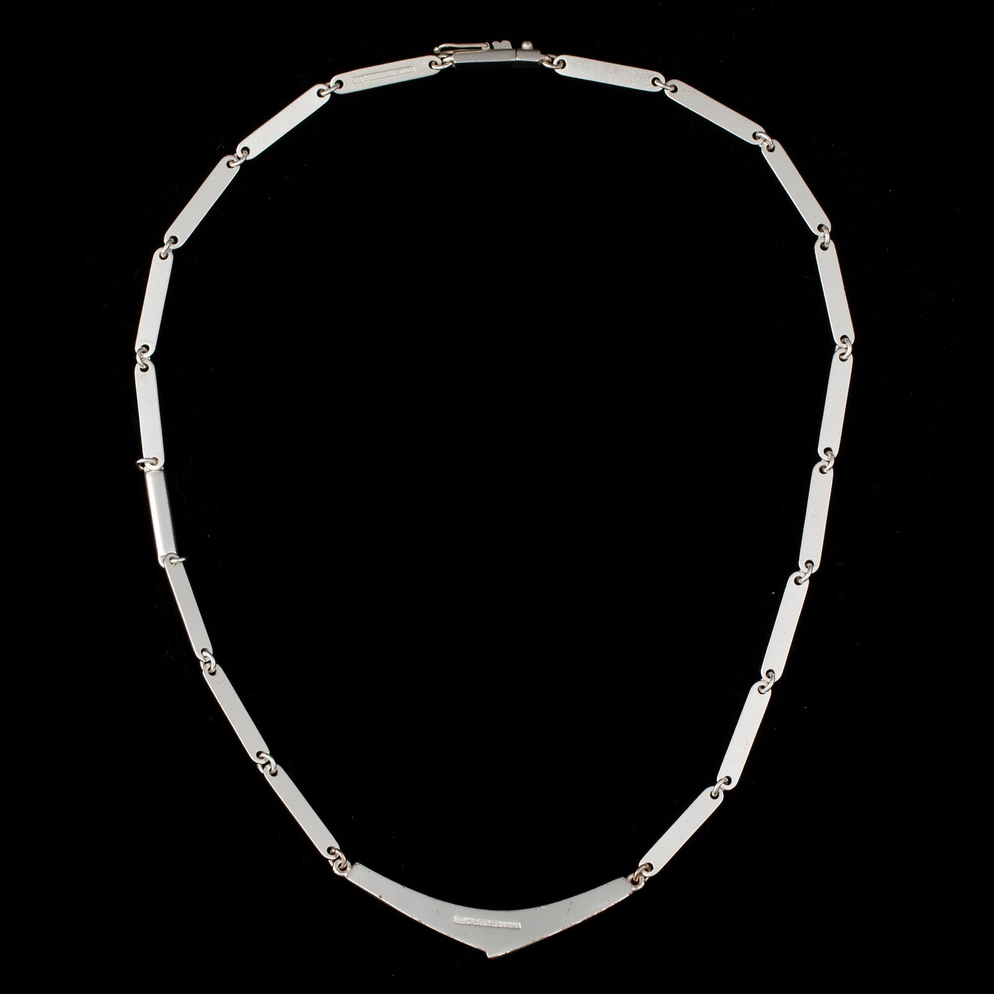HALSSMYCKE, sterlingsilver, Björn Weckström, Lapponia 1987.