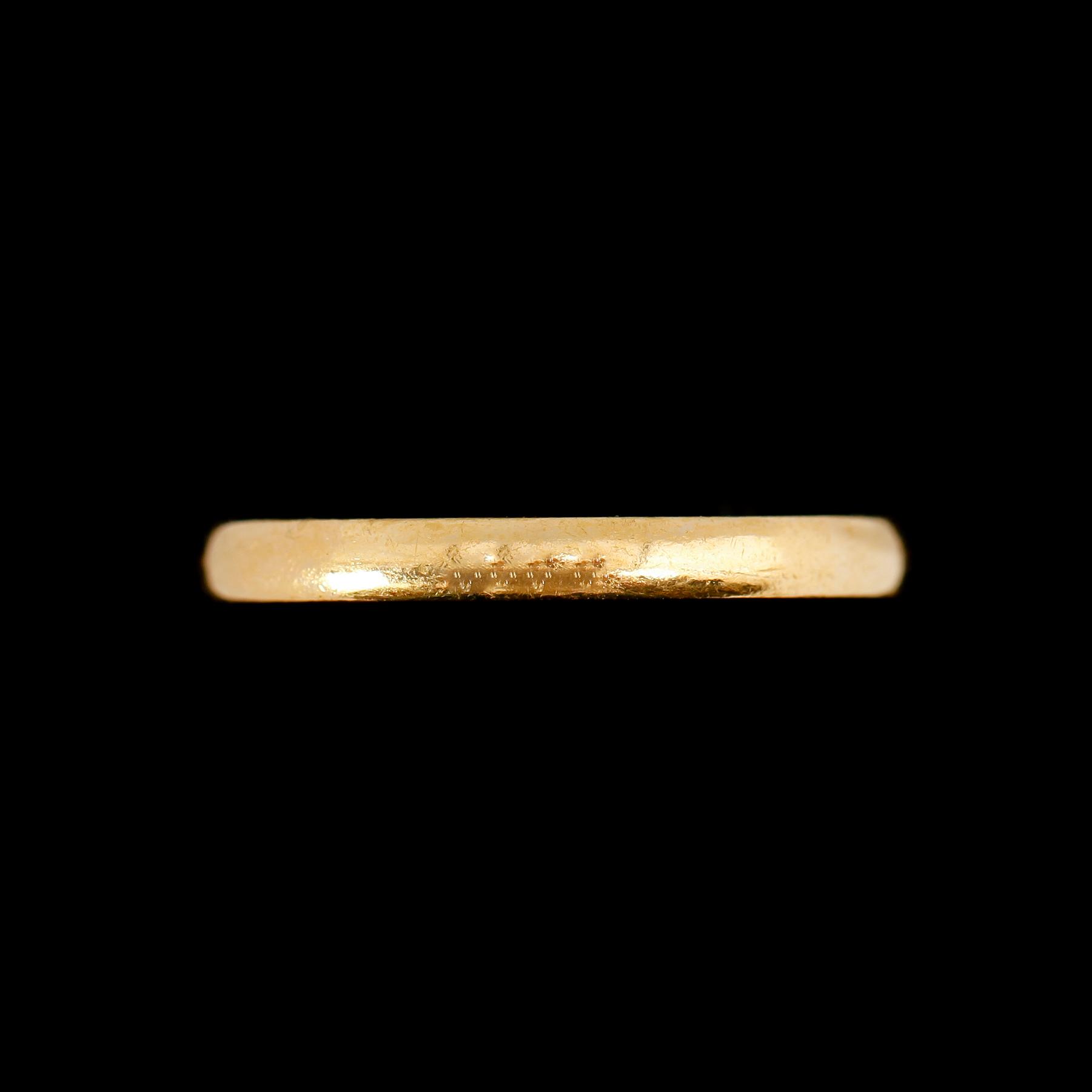 RINGAR, 3 st, 2 st 20 k och 1 st 23 k guld. Vikt ca 9 gram.