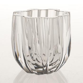 A Tapio Wirkkala glass vase model 3272, signed Tapio Wirkkala Iittala.