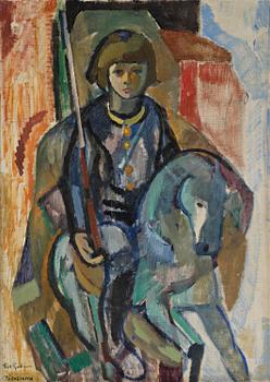 646. Axel Törneman, "Algot på gunghästen".