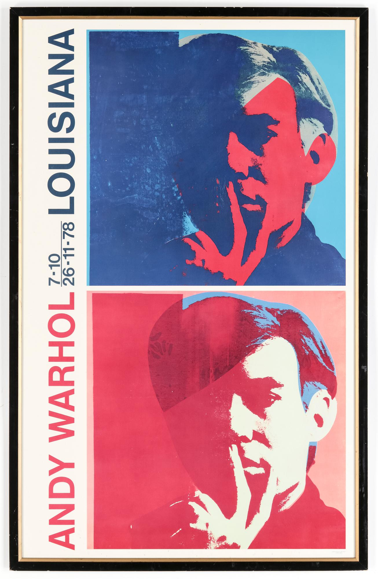 UTSTÄLLNINGSAFFISCH, Andy Warhol, Louisiana 26/11 78.