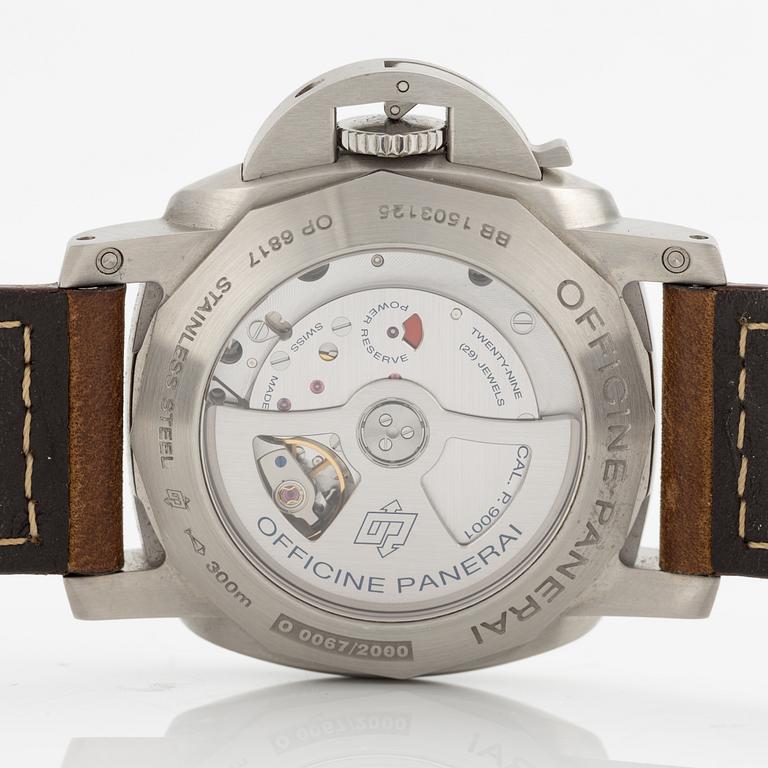 Panerai, Luminor Marina 1950 GMT, armbandsur, 44 mm.