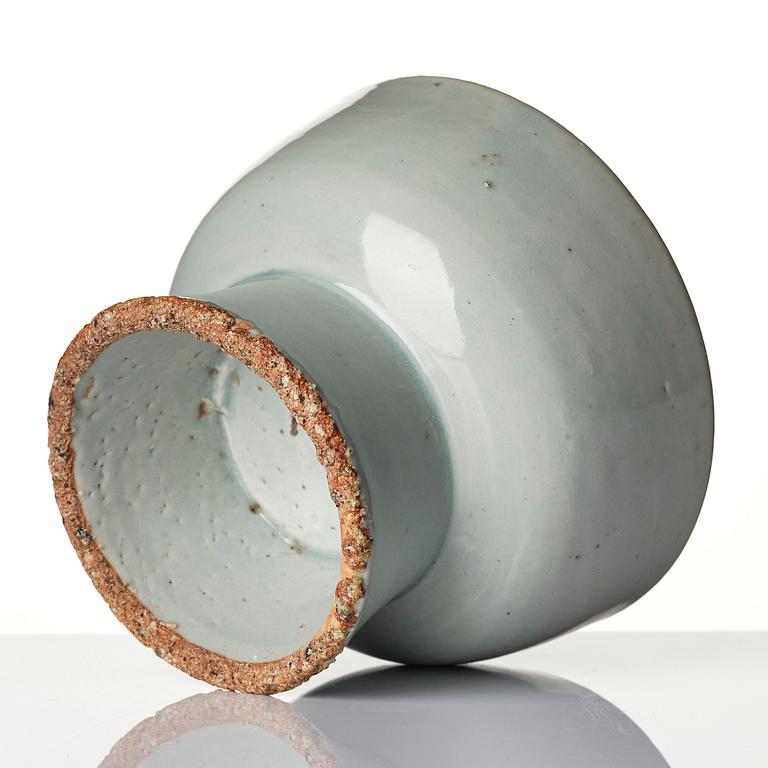 Offerskål, porslin. Korea, Joseon, 1800-tal.