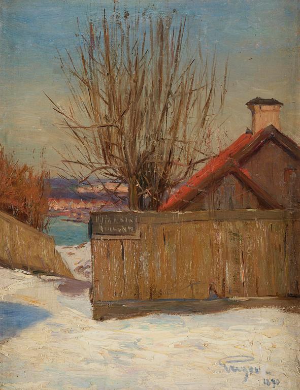 Prins Eugen, "Studie från Söder" (Kvastmakarbacken, Stockholm).