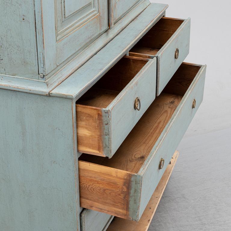 A compostite cabinet 18th and 19th Century.