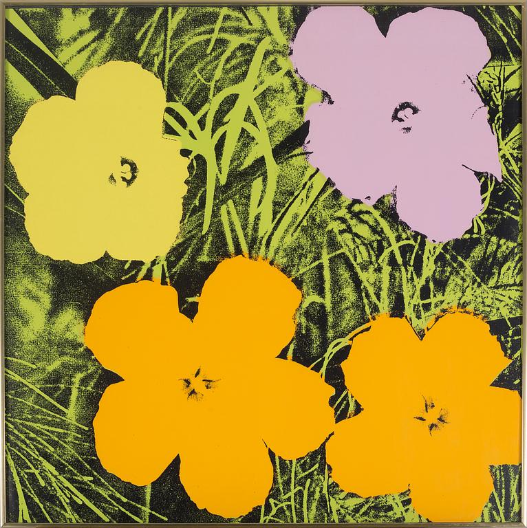 ANDY WARHOL, (after), Serigraphic print in colours, edited by Sunday B Morning, numbered 75/250.