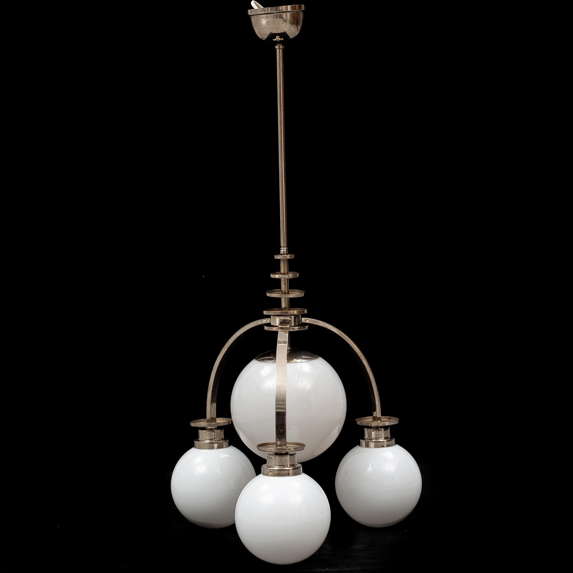 A 1930's ceiling light.