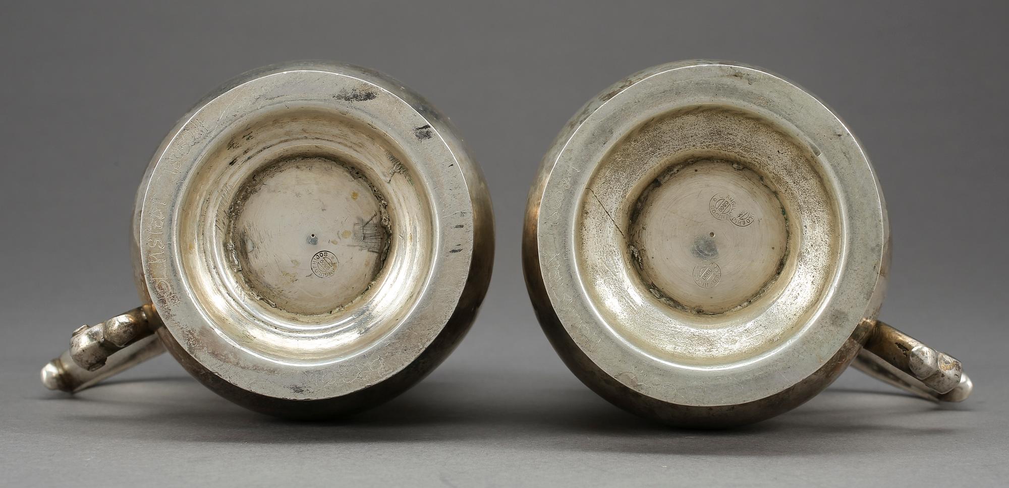 STOP, ett par, inköpta Bogotá, 1900-tal. Vikt tot ca 895 gram.