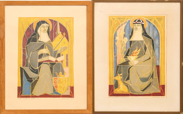 Erik Olson, "Saint Bridget of Vadstena" and "Saint Catherine of Vadstena".