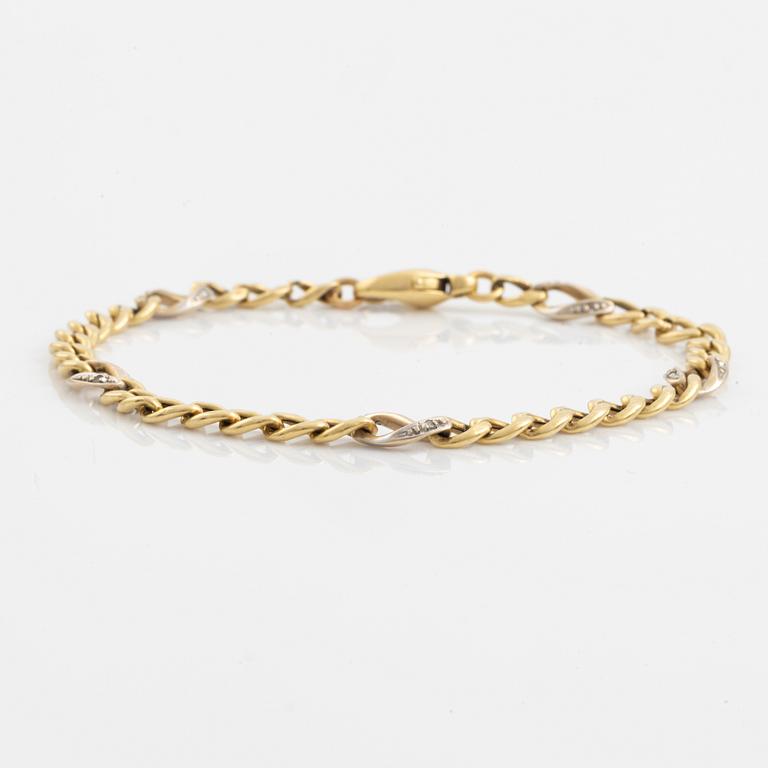 Armlänk, 18K guld,