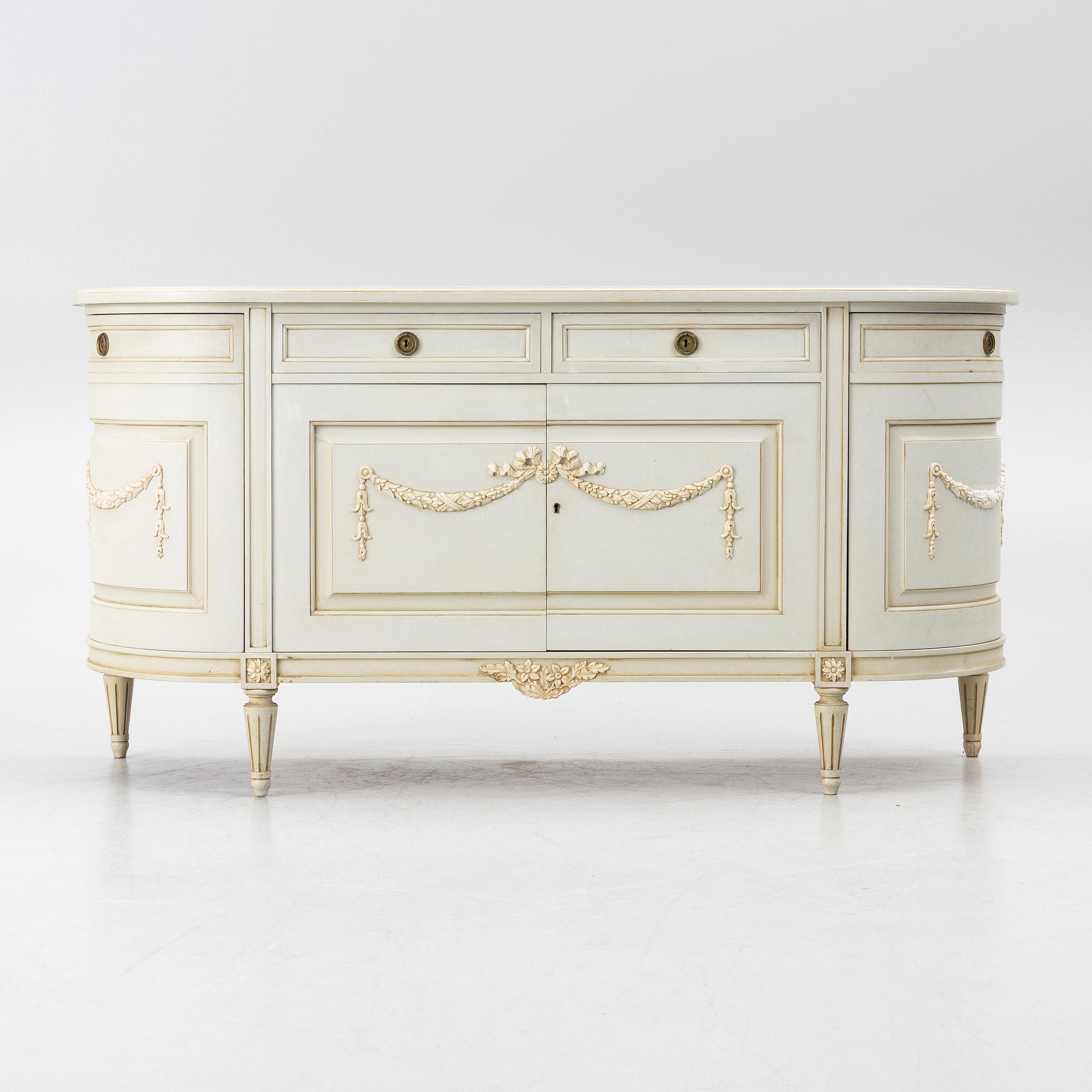A Gustavian style sideboard, circa mid-20th century.