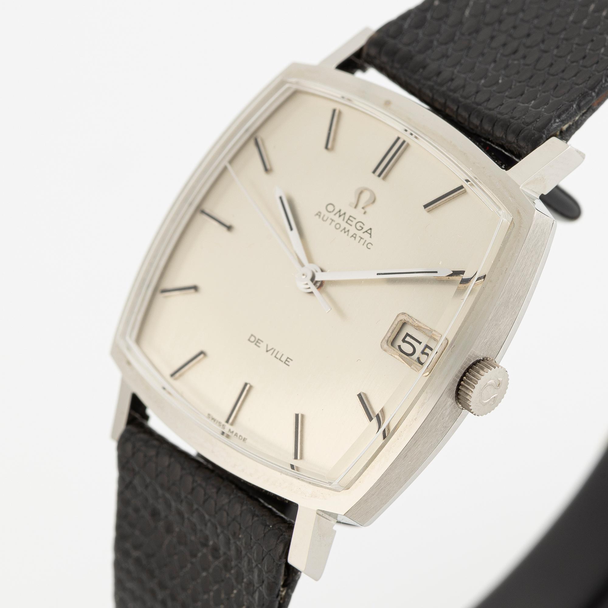 Omega, De Ville, armbandsur, 31,5 x 31,5 (38,5) mm.