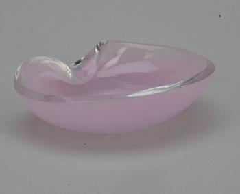 Kulho, lasia, signeerattu Tapio Wirkkala, Iittala.