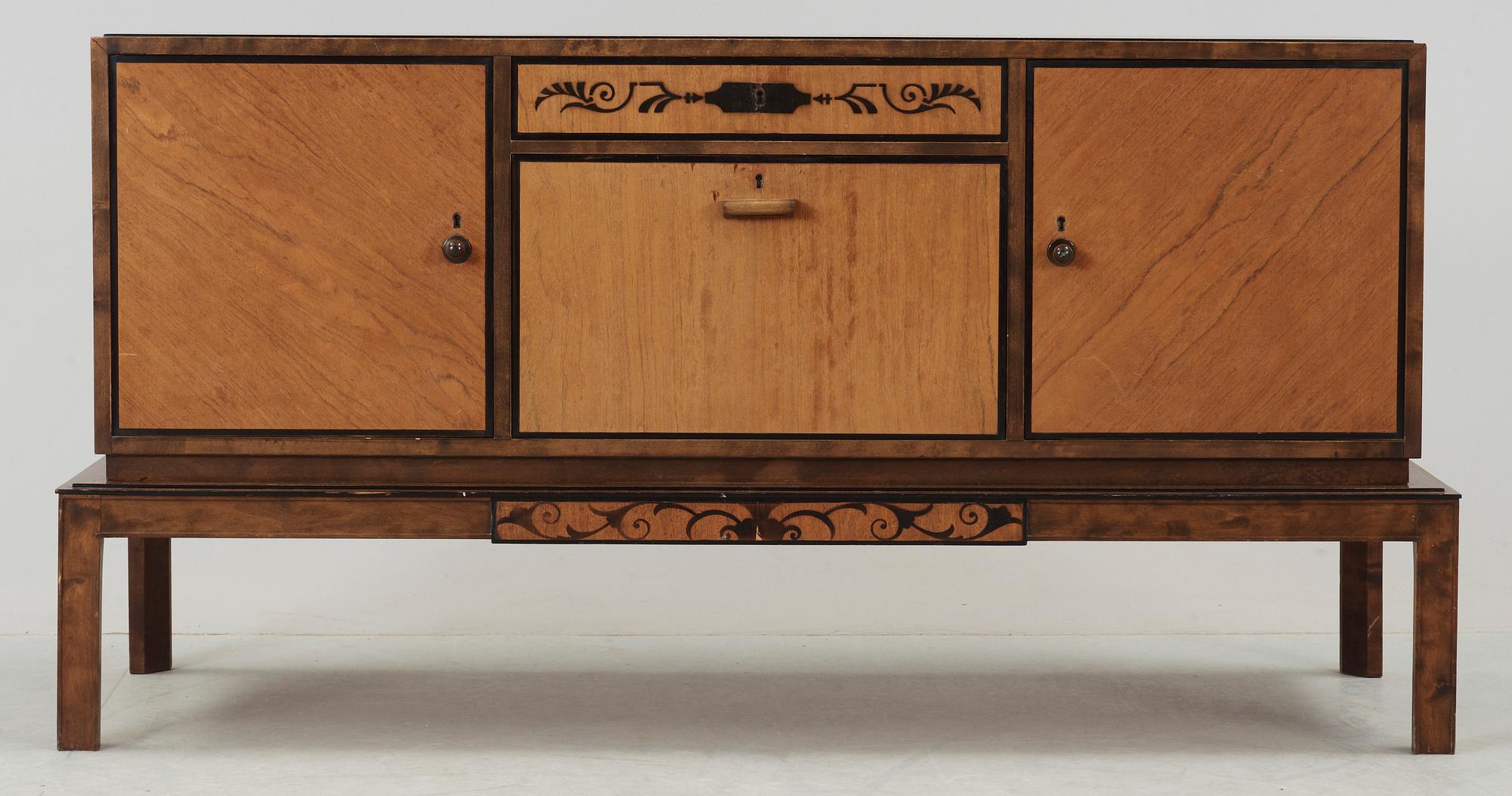 SIDEBOARD, art déco, 1930-tal.