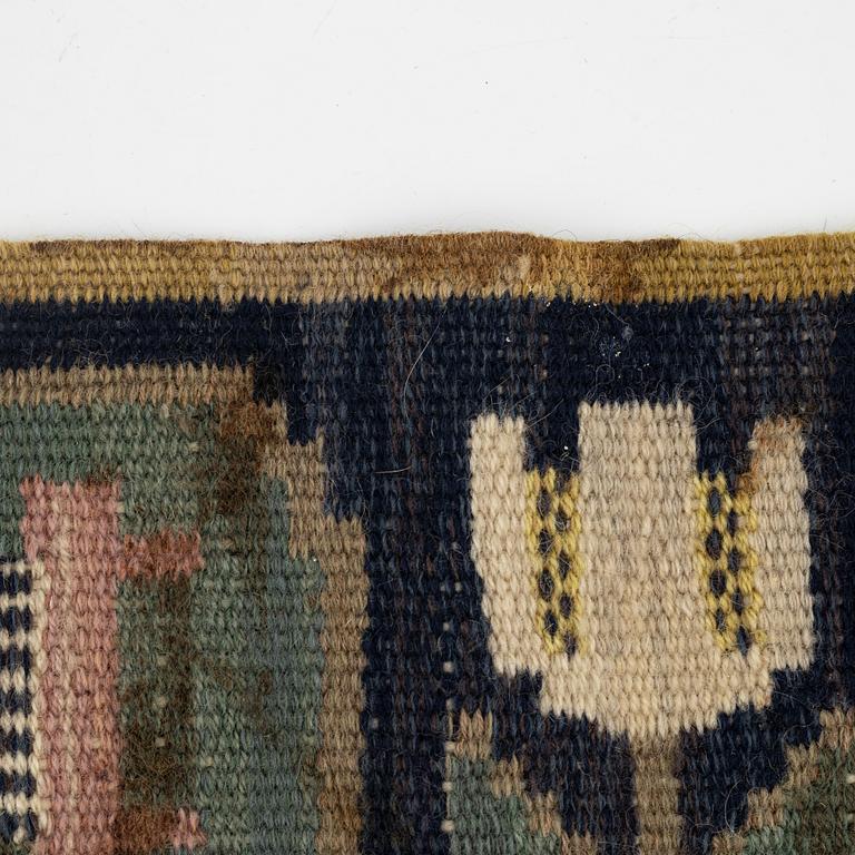 Märta Måås-Fjetterström, a textile, "Medaljongerna", rölakan, ca 85 x 41 cm, signed AB MMF.