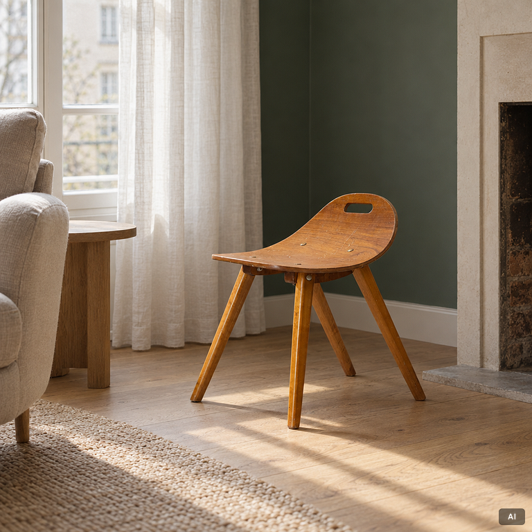 Stool, 1950s/60s.