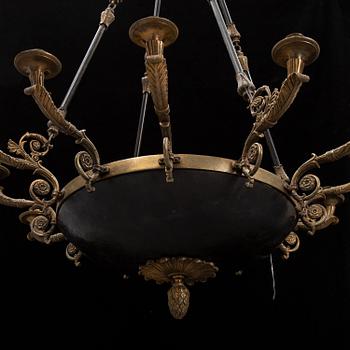 An Empire style lamp, early 20th Century.