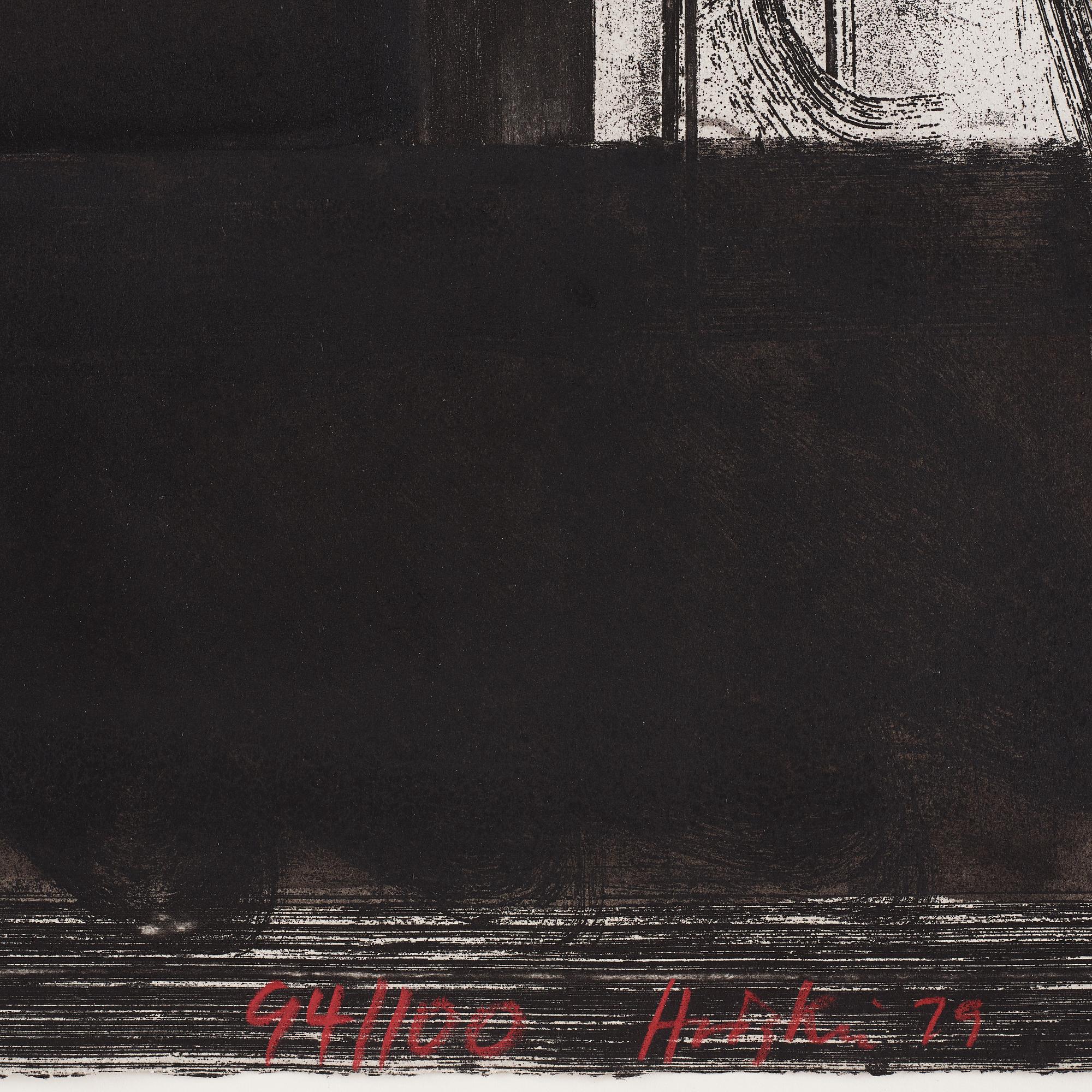 Howard Hodgkin, etsning. Signerad och numrad 94/100. Daterad -79.