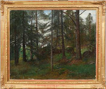 JOHAN KINDBORG, olja på duk, signerad och daterad 87?.