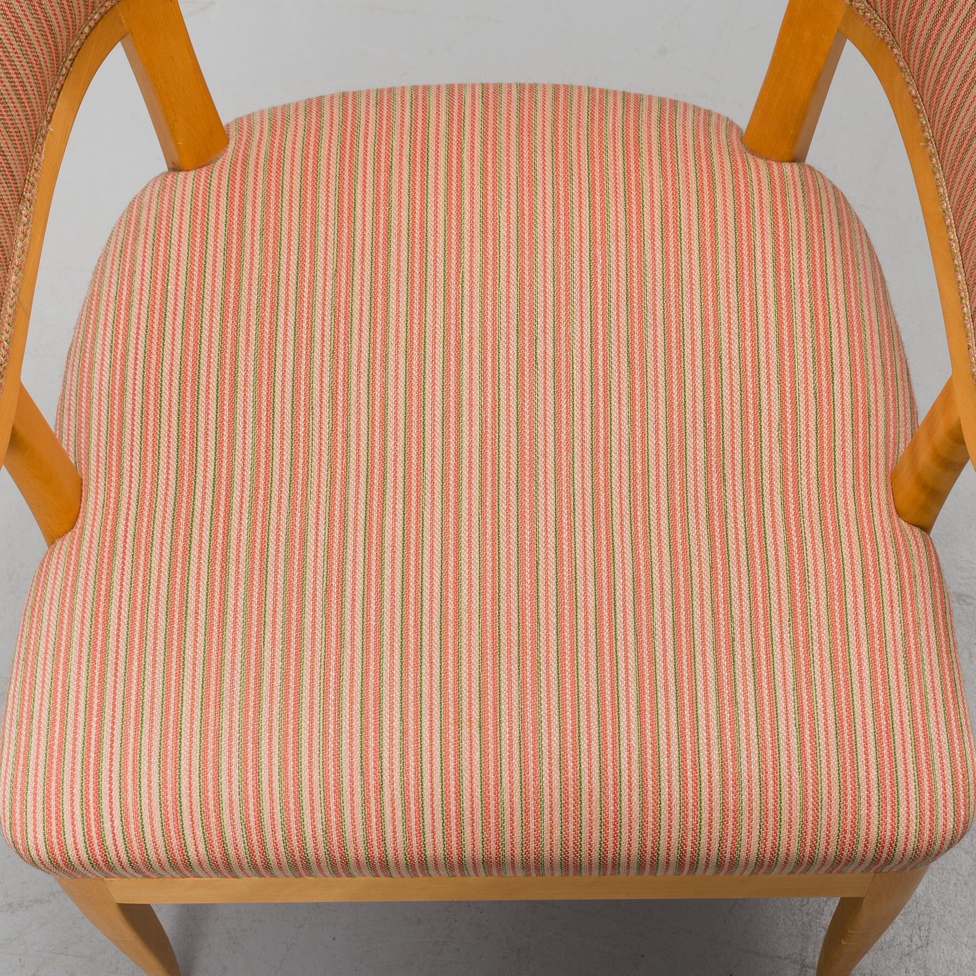 An armchaire by Carl Malmsten, "Jonas love", second half of the 20th century.