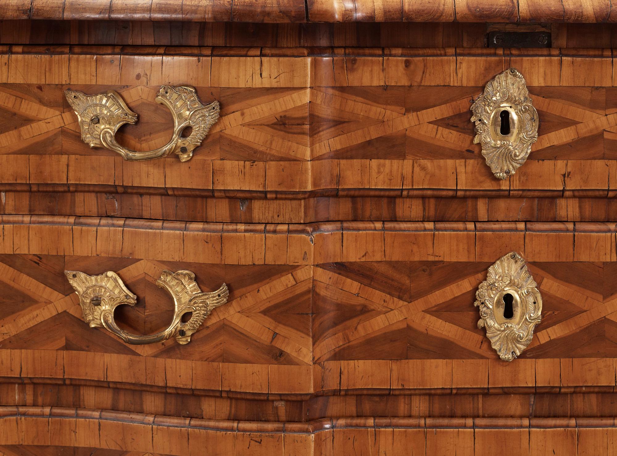 A Swedish late Baroque 18th century commode.