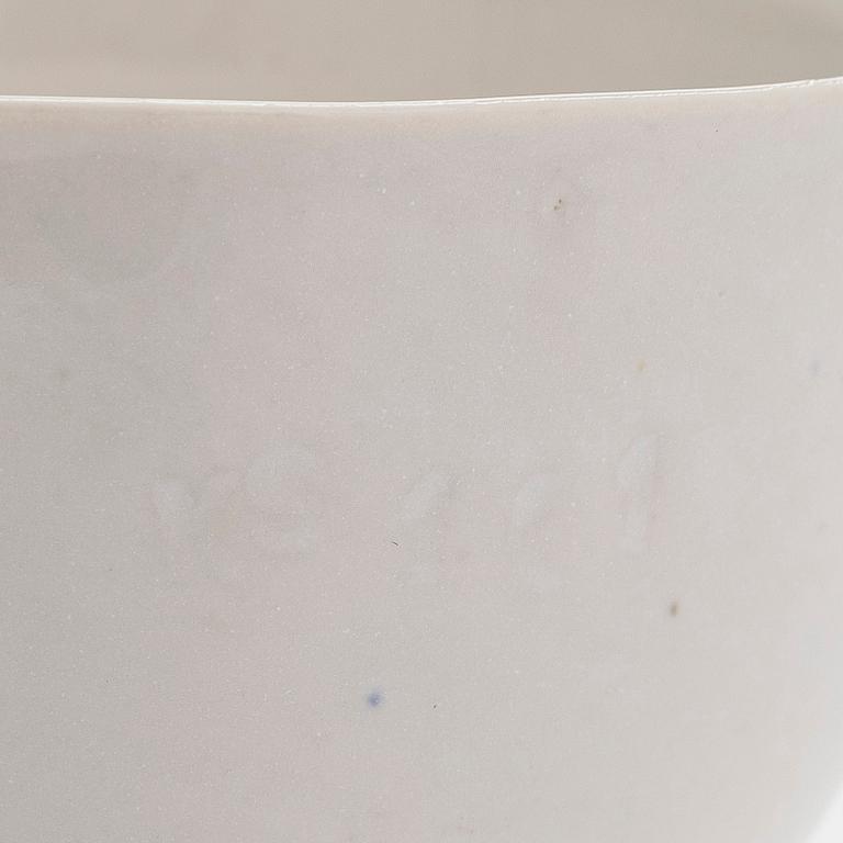 Kyllikki Salmenhaara, two stoneware goblets signed KS.