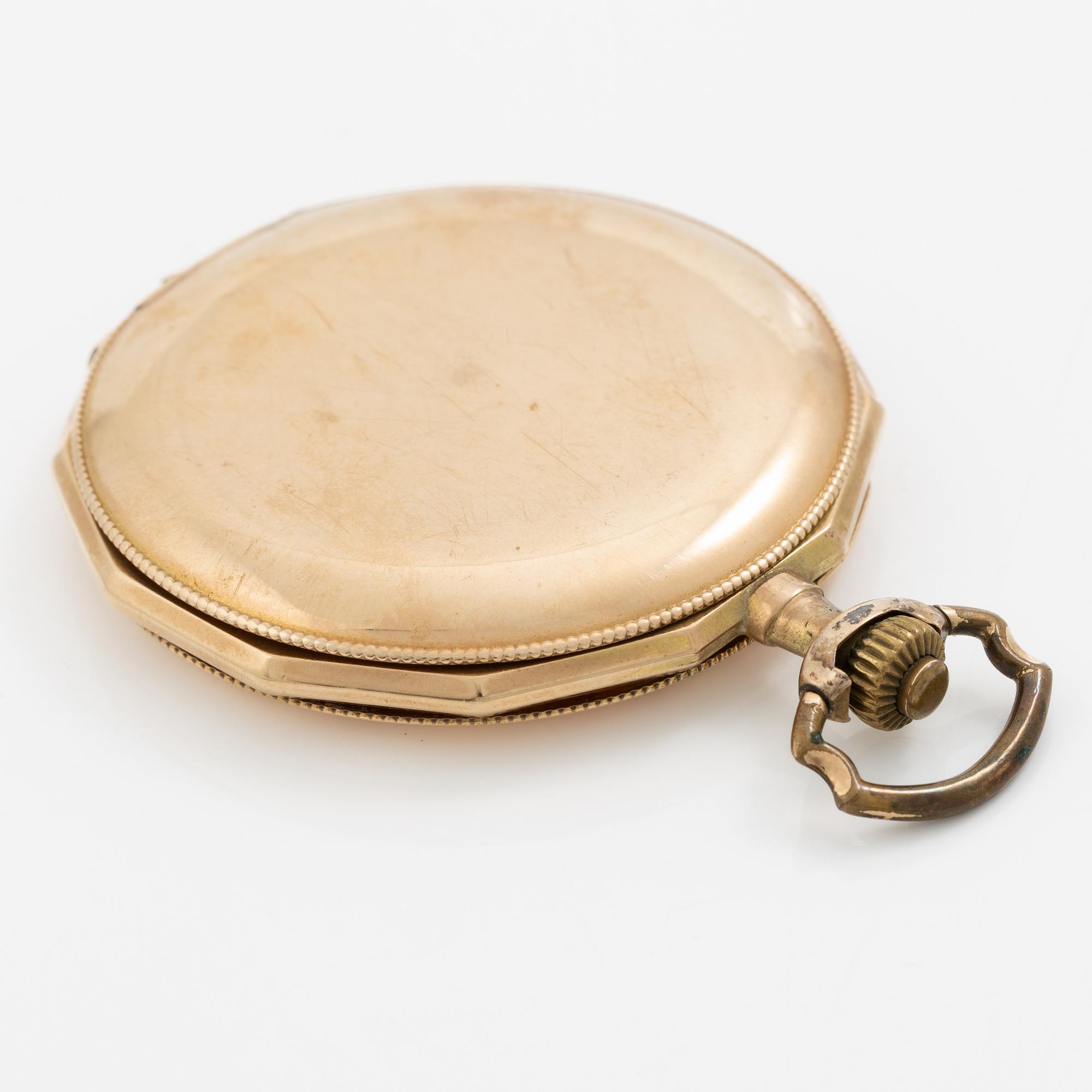 Pocket watch, hunter, 53 mm.