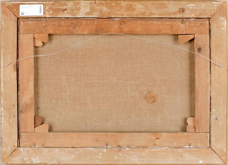 OSKAR BERGMAN, olja på duk. Sign.