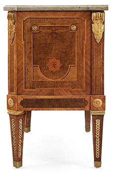 A Gustavian commode by Gottlieb Iwersson, signed and dated 1783.